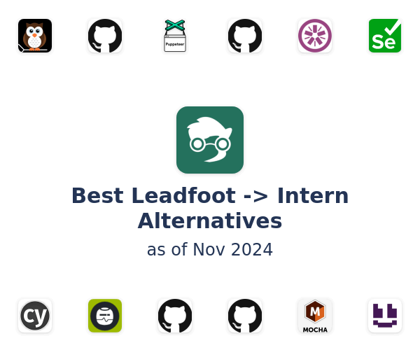 Best Leadfoot -> Intern Alternatives