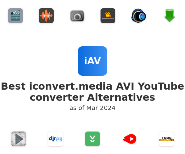 Best iconvert.media AVI YouTube converter Alternatives