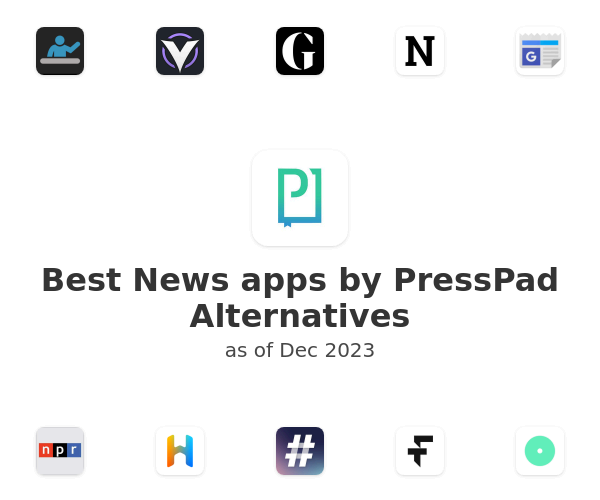 Best News apps by PressPad Alternatives