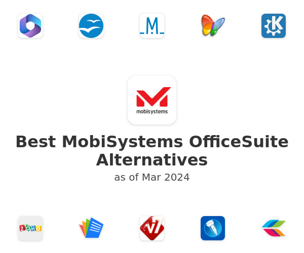 Best MobiSystems OfficeSuite Alternatives