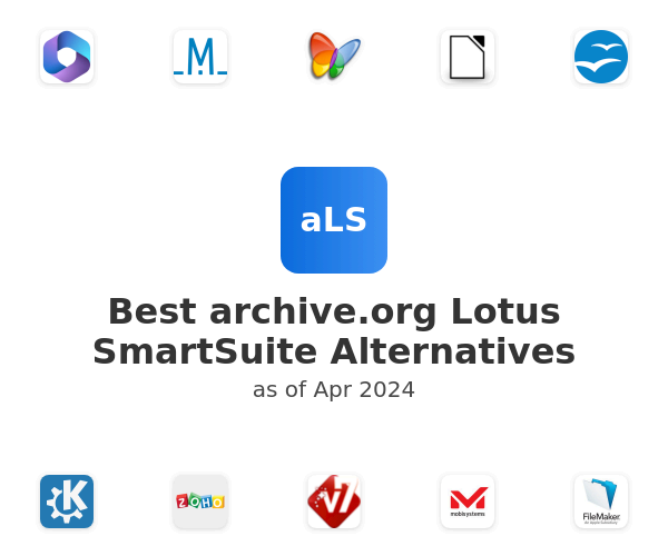 Best archive.org Lotus SmartSuite Alternatives