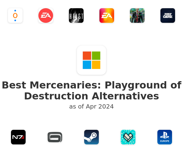 Best Mercenaries: Playground of Destruction Alternatives