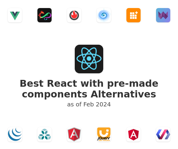 Best React with pre-made components Alternatives