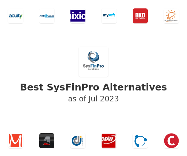 Best SysFinPro Alternatives