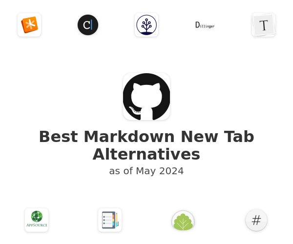 Best Markdown New Tab Alternatives