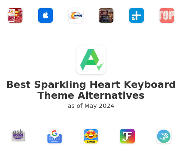 Best Sparkling Heart Keyboard Theme Alternatives