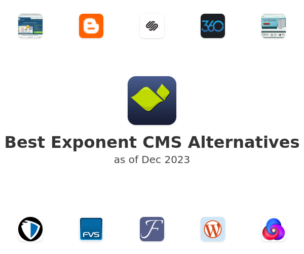 Best Exponent CMS Alternatives