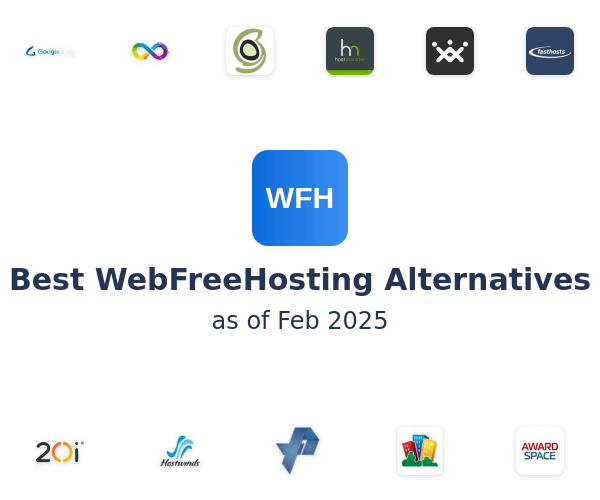 Best WebFreeHosting Alternatives