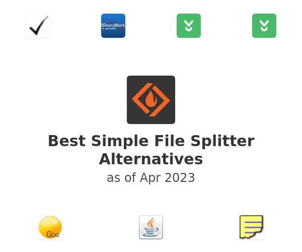 Best Simple File Splitter Alternatives