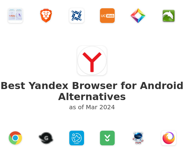 Best Yandex Browser for Android Alternatives