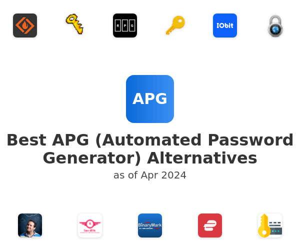 Best APG (Automated Password Generator) Alternatives