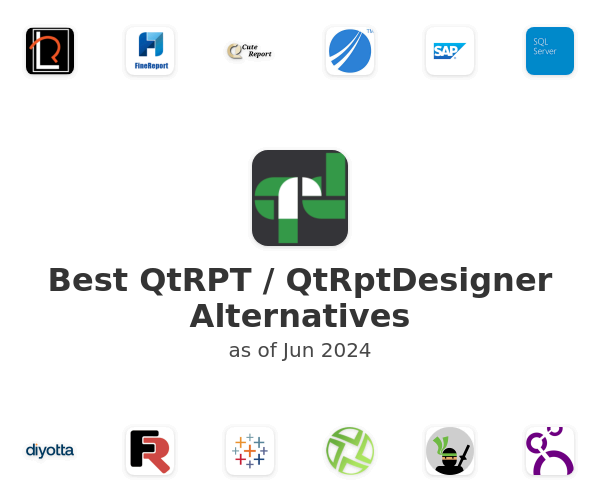 Best QtRPT / QtRptDesigner Alternatives