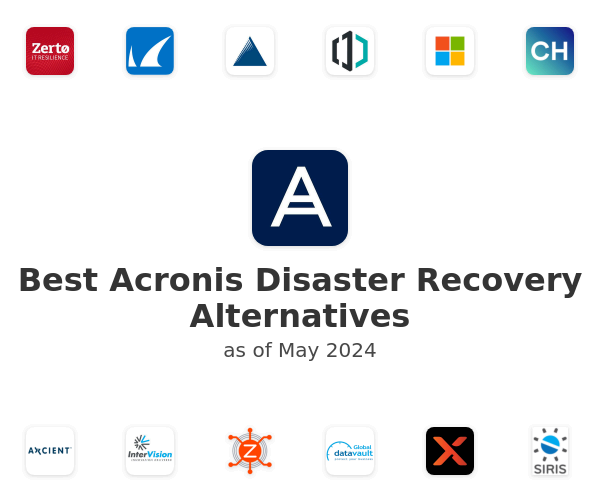 Best Acronis Disaster Recovery Alternatives