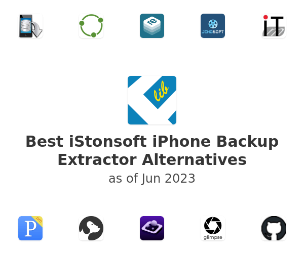 Best iStonsoft iPhone Backup Extractor Alternatives