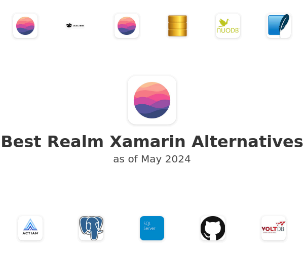 Best Realm Xamarin Alternatives