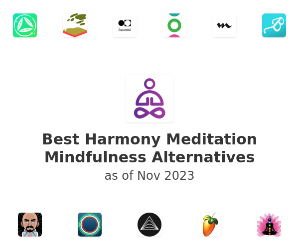Best Harmony Meditation Mindfulness Alternatives