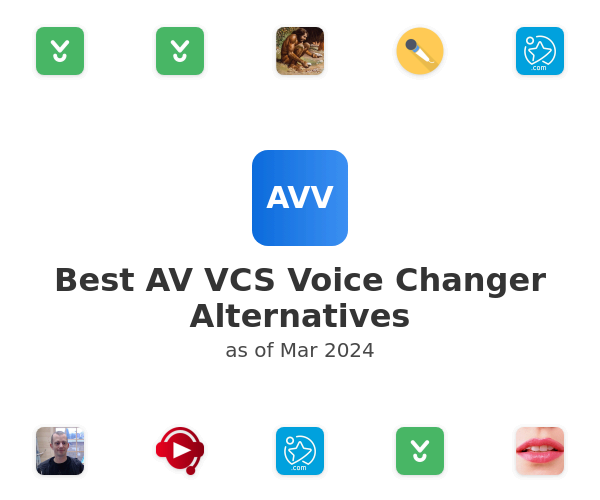 Best AV VCS Voice Changer Alternatives