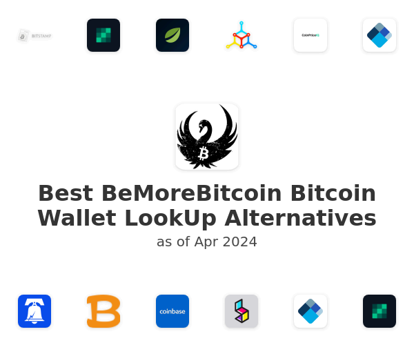 Best BeMoreBitcoin Bitcoin Wallet LookUp Alternatives