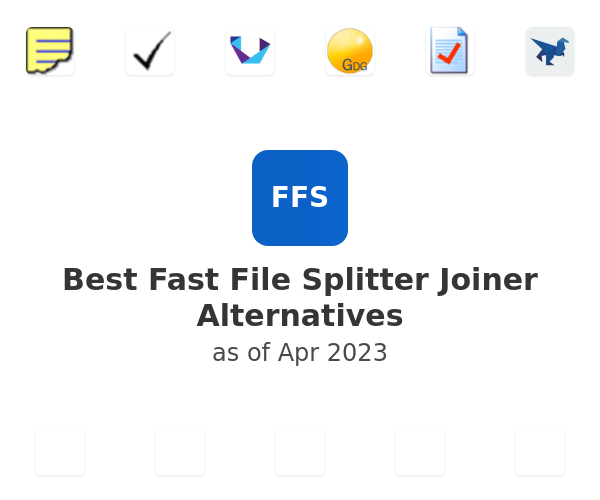 Best Fast File Splitter Joiner Alternatives