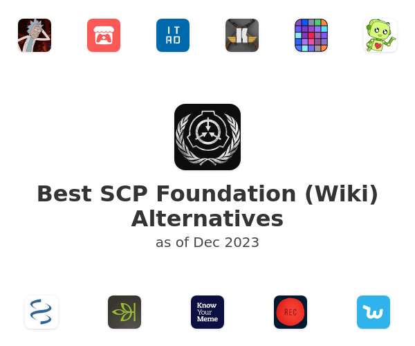 Best SCP Foundation (Wiki) Alternatives