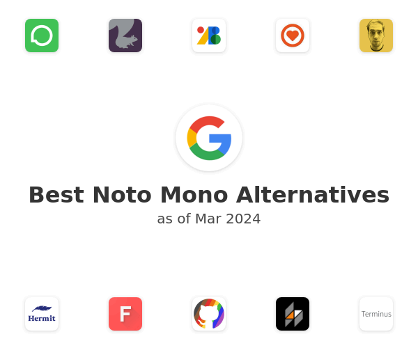 Best Noto Mono Alternatives