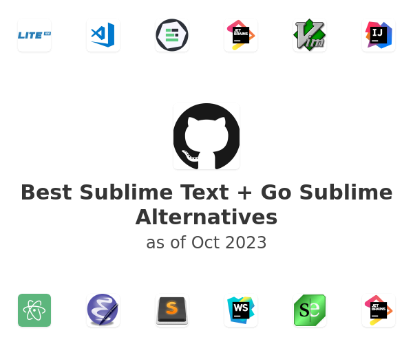 Best Sublime Text + Go Sublime Alternatives