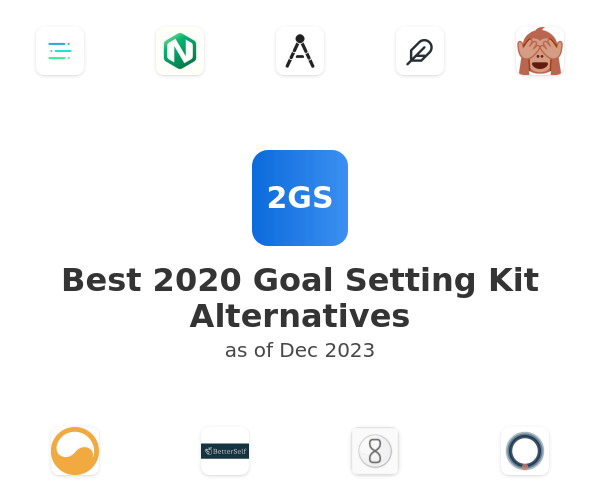 Best 2020 Goal Setting Kit Alternatives