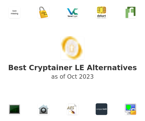 Best Cryptainer LE Alternatives