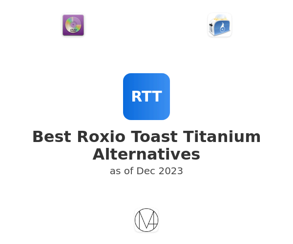 Best Roxio Toast Titanium Alternatives