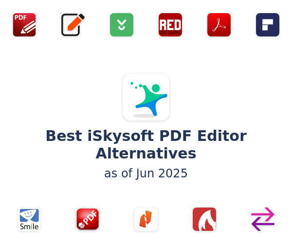 Best iSkysoft PDF Editor Alternatives