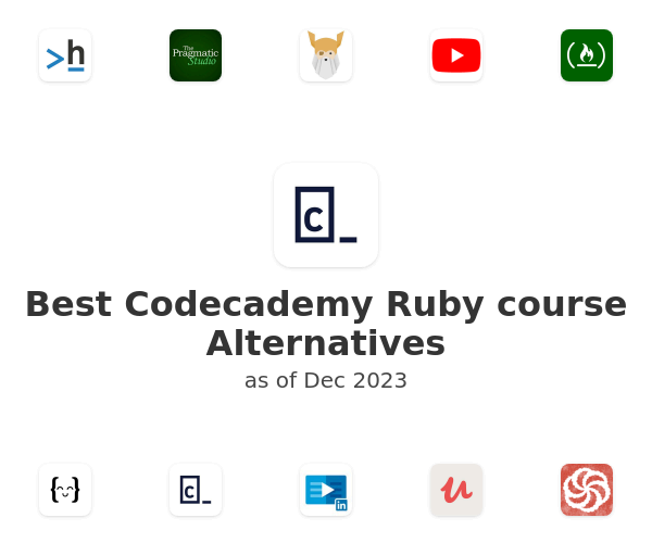 Best Codecademy Ruby course Alternatives