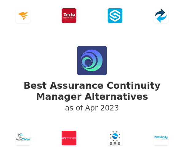 Best Assurance Continuity Manager Alternatives