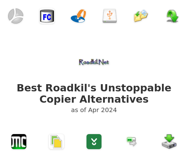 Best Roadkil's Unstoppable Copier Alternatives