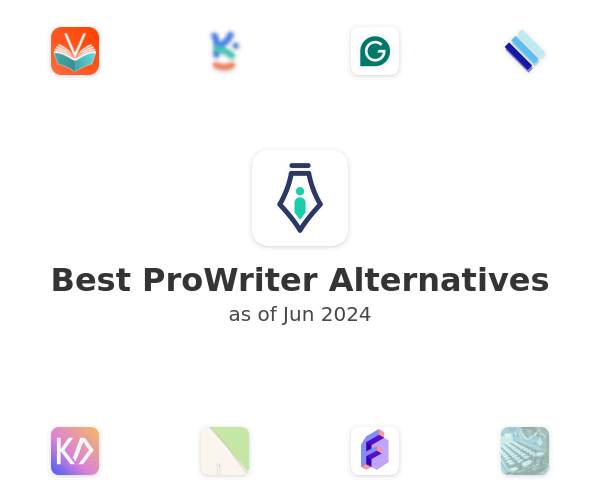 Best ProWriter Alternatives