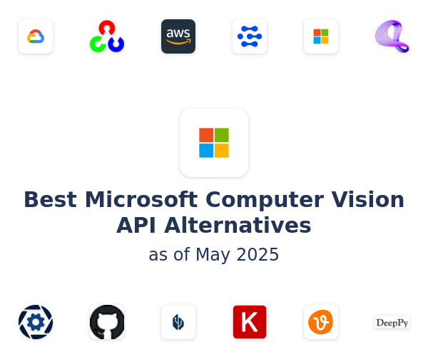 Best Microsoft Computer Vision API Alternatives