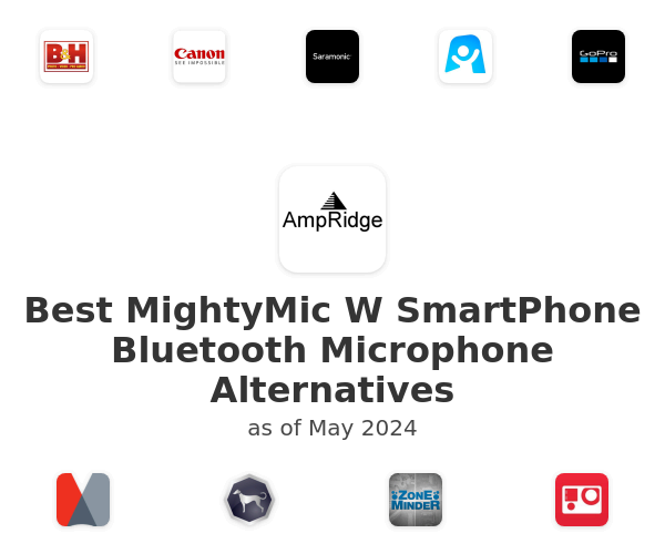 Best MightyMic W SmartPhone Bluetooth Microphone Alternatives