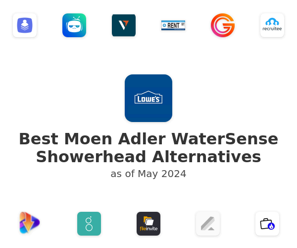 Best Moen Adler WaterSense Showerhead Alternatives