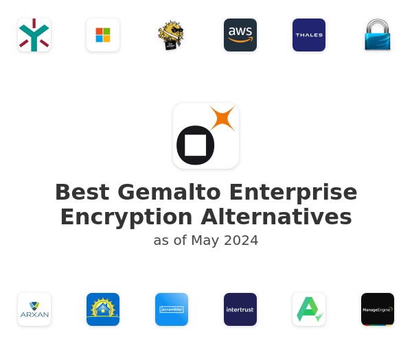 Best Gemalto Enterprise Encryption Alternatives