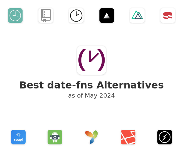 Best date-fns Alternatives