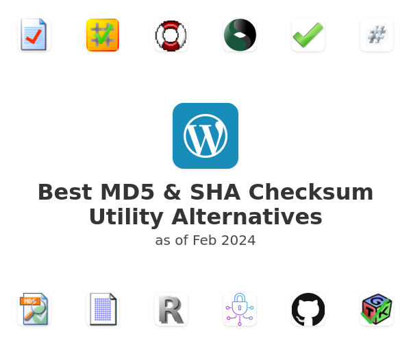 Best MD5 & SHA Checksum Utility Alternatives