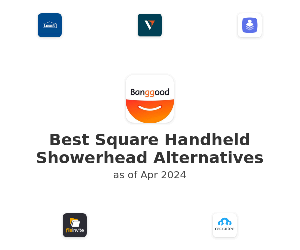 Best Square Handheld Showerhead Alternatives