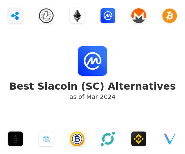 Best Siacoin (SC) Alternatives