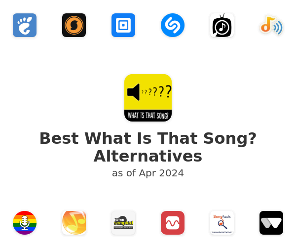 Best What Is That Song? Alternatives