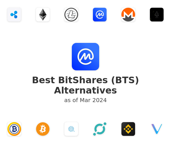 Best BitShares (BTS) Alternatives