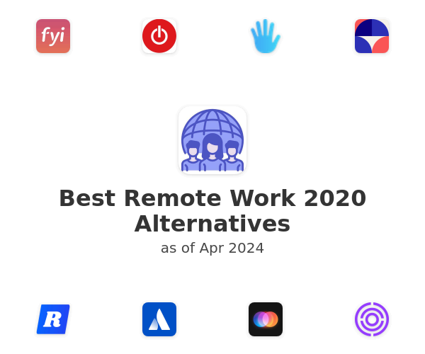 Best Remote Work 2020 Alternatives