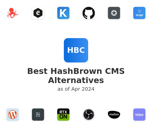 Best HashBrown CMS Alternatives