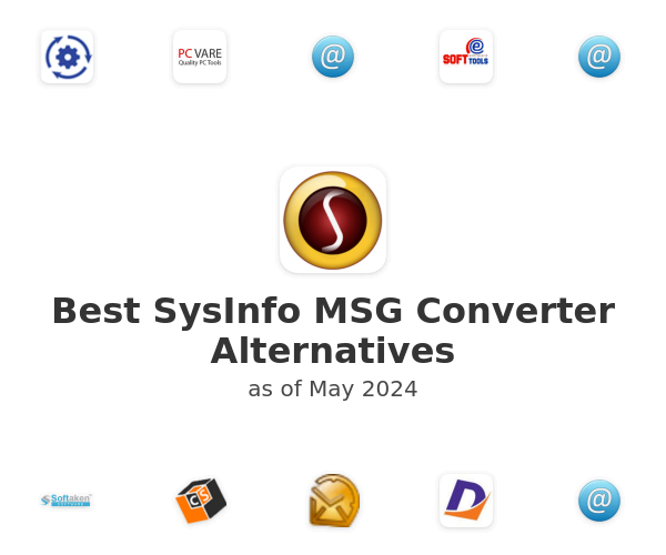 Best SysInfo MSG Converter Alternatives