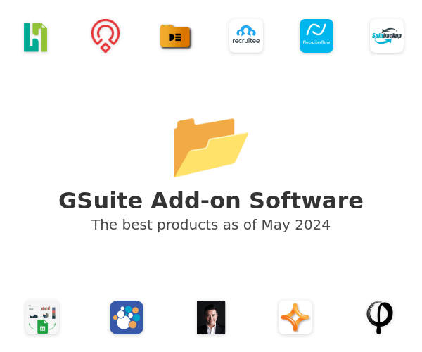 The best GSuite Add-on products