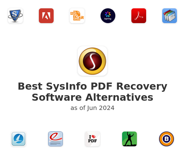 Best SysInfo PDF Recovery Software Alternatives