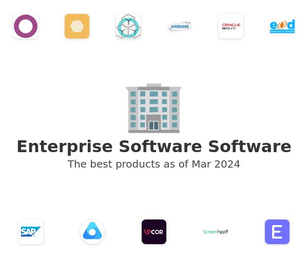 The best Enterprise Software products